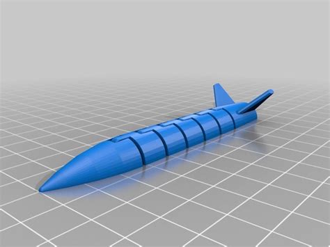 Free Stl File Articulated Rocket・3d Printing Design To Download・cults