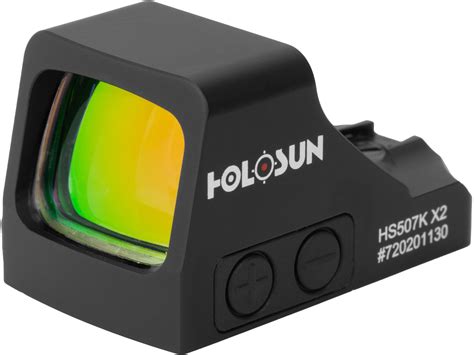 Holosun Hs507k X2 2 Moa Circle Dot Mini Reflex Red Dot Sight Shake