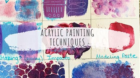 Acrylic Painting Techniques Acrylic Painting Techniques For Beginners