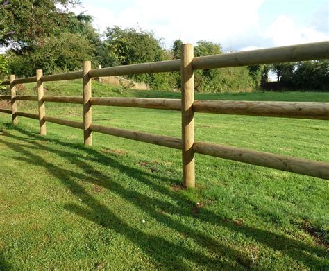 Prestige™ Scalloped Post And Rail Fencing Mandm Timber Esi External Works