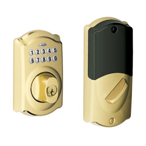 Camelot Style Connected Keypad Deadbolt Door Lock Schlage