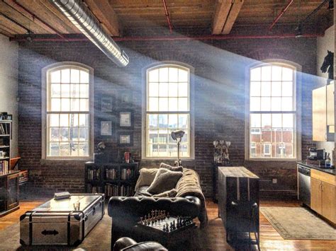 Industrial ⚙ Loft Style • Devoid Of Window Treatments • Adequate