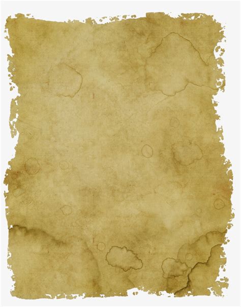 Old Paper With Torn And Ripped Edges Transparent Png X Free