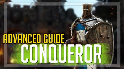 If you want to be the very best conqueror there ever was, here's some high level tips and tricks in this full conqueror guide! Conqueror ADVANCED Guide! (For Honor) - YouTube