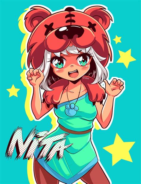Nita Brawl Stars Anime Star Character Fan Art