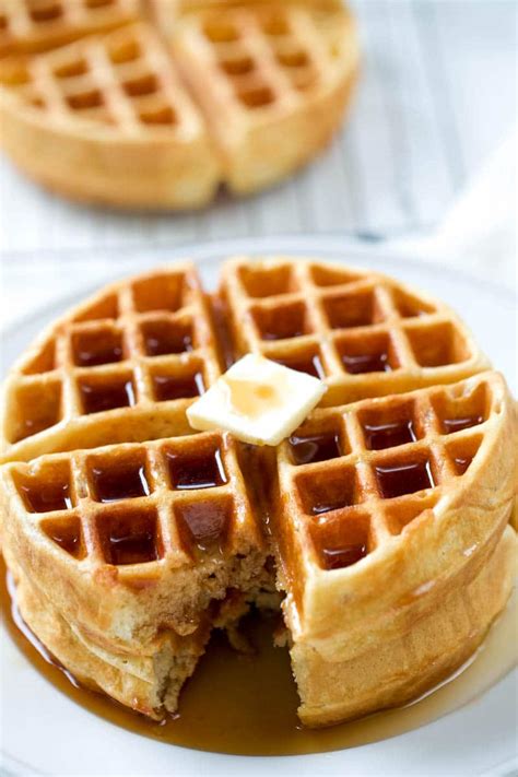 Homemade Waffle Recipe Perfect Every Time All Things Mamma