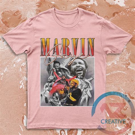 Marvin Gaye Shirt Vintage S Legend Marvin Gaye Etsy