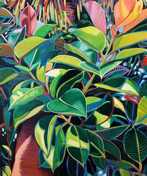 Horti On Instagram Gorgeous Bold Strokes Of Green By Artist Sari