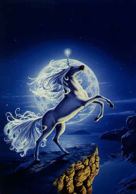 La lune et la licorne