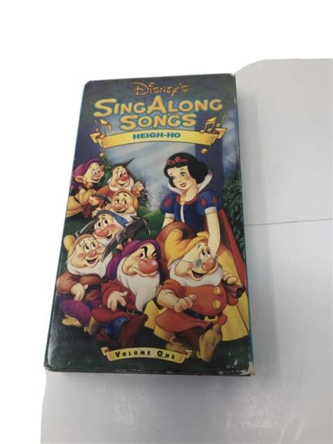 Disneys Sing Along Songs Snow White Heigh Ho Vhs