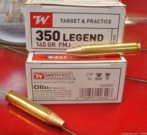 100 Winchester 350 Legend New 145 Gr Fmj New Ammo Usa3501 Rifle