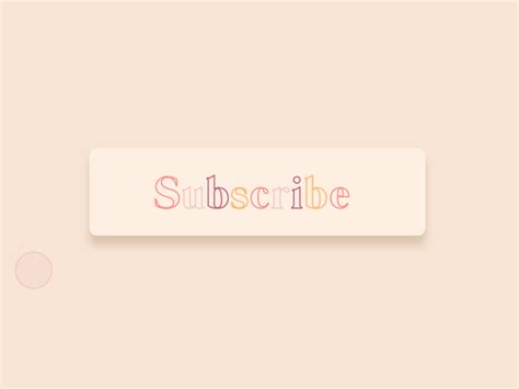 Girly Aesthetic Subscribe Button  Fords