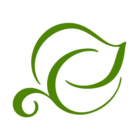 Logo Of Green Leaf Of Tea Ecology Nature Element Vector Icon Symbol
