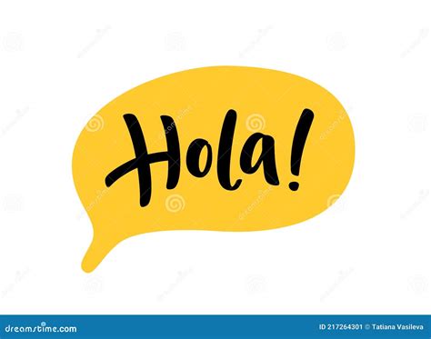 Hola Card With Colorful Confetti Vector Illustration Cartoondealer