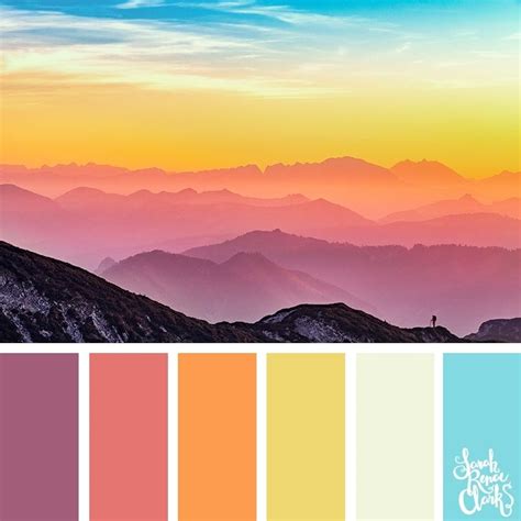 Sunset Colors Pastel Basic Pastel Sunset Color Palette Oregon