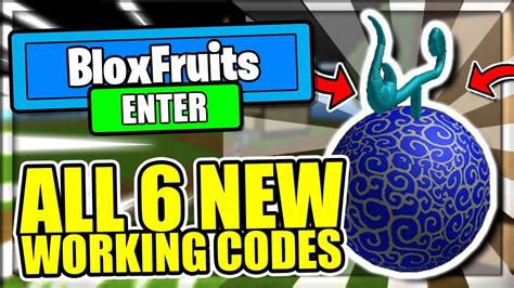 All 6 New Secret Op Working Codes Roblox Blox Fruits Youtube
