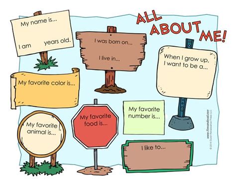 Free downloadable pdf worksheets for teachers: All About Me Worksheet Pack | All about me worksheet, All ...