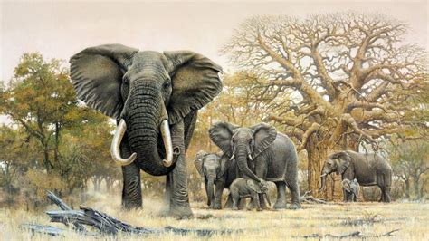 Elephant Herd Art Peepsburghcom