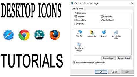 How To Add Icons In Windows Windows Tutorials Youtube