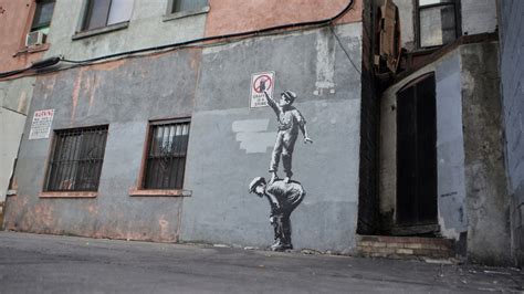 Melroseandfairfax A Deeper Look At Banksys Graffiti Hoodlums