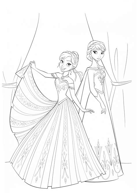 31 Elsa And Anna Coloring Pages Iremiss