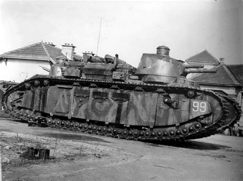 Французский тяжелый танк Char 2c №99 Шампань — военное фото