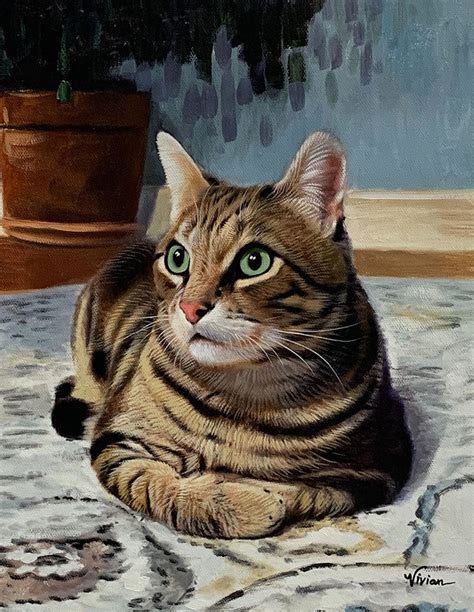 Custom Cat Acrylic Painting Paint Your Life