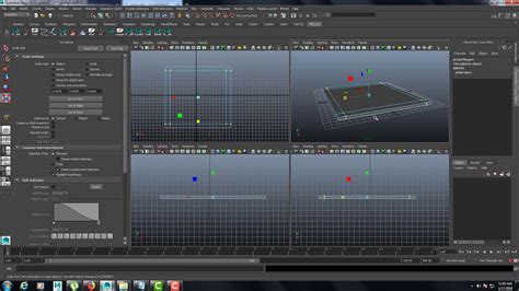 Maya Modeling Simple Table Part 01 Youtube
