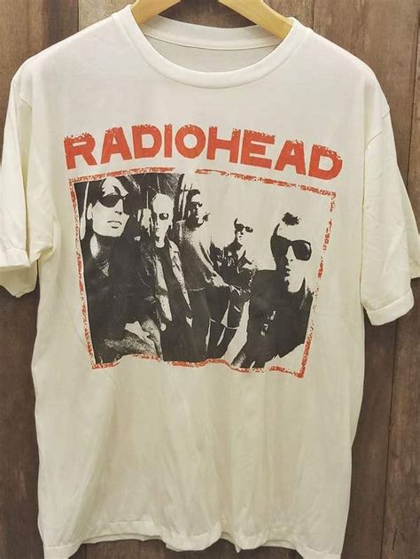 Radiohead 100 Cotton Vinta Neo Grunge Grunge Style Vintage Band
