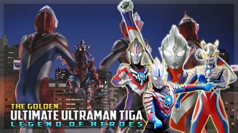 The Golden Ultraman Tiga Dirumahaja 3 Youtube