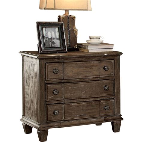 Ideal for a living room, bedroom or den. Laurel Foundry Modern Farmhouse Guyette 3 Drawer Nightstand & Reviews | Wayfair