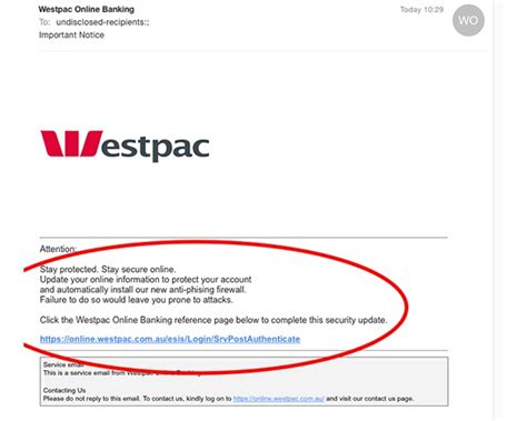 To obtain assistance, simply contact the westpac internet helpline on (675) 322 0888 immediately. Identity Theft Warning: Fake Westpac Email Scam Phishing ...