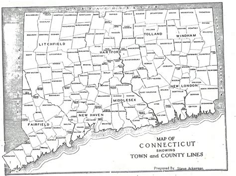 Map Of Connecticut Towns Use This Map To Help Collect Conn Flickr