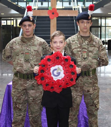 Army Cadets Join Coventry Pupils To Remember The Fallen Past And