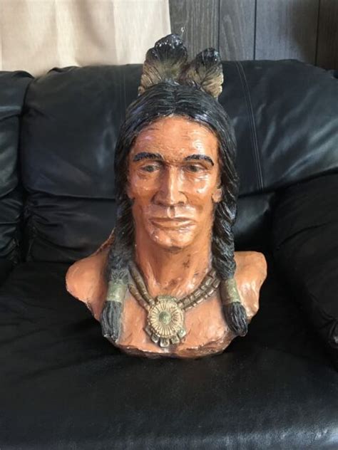 American Indian Bust Ebay