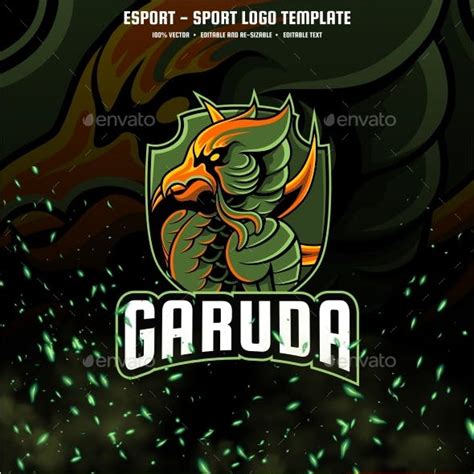 Garuda Logo Graphics Designs And Templates From Graphicriver