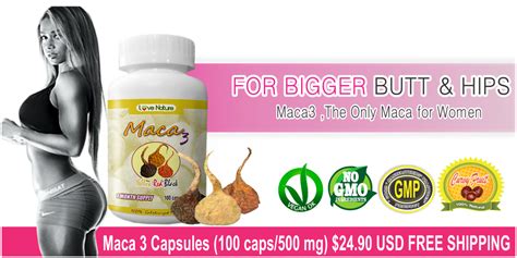 Maca 3 Pills For Women From Curvy Fruit Shape Your Butt And Hips Us Seller Ebay
