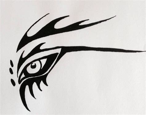 10 Awesome Dragon Eye Tattoo Drawing Ideas