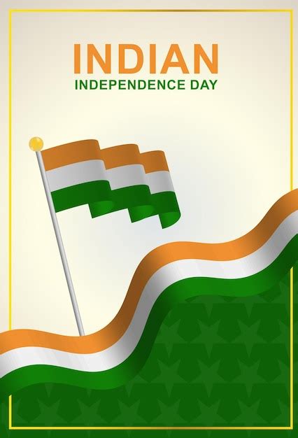 Premium Vector India Independence Day Template