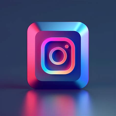 Premium Photo Instagram Logo