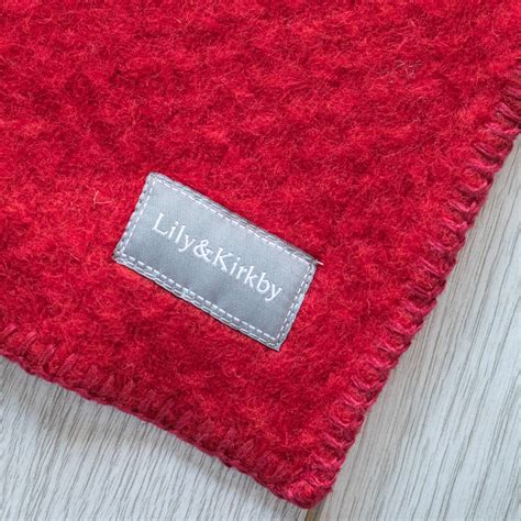 pure new wool plain pram blankets by lilyandkirkby