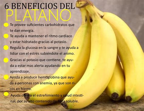 6 Beneficios Del Plátano