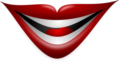 Joker Smile | Joker smile, Joker mouth, Free clip art png image
