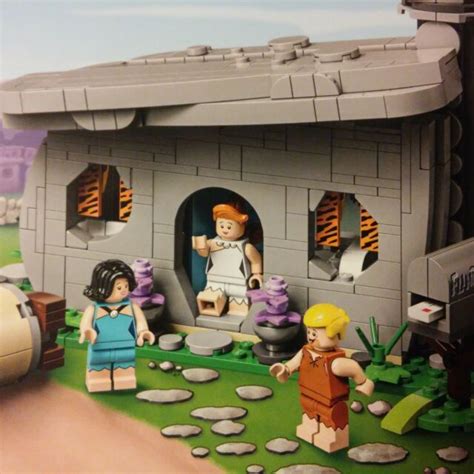 Classic The Flintstones Lego Building Blocks Set Fredwilmabarney And Betty Ebay