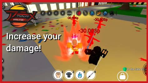 How To Increase Damage In Anime Fighting Simulator Roblox Youtube