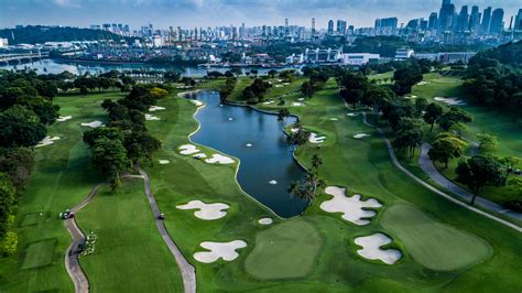 Coragem, força, agilidade, amizade, e defensor. Sentosa Golf Club, home of the SMBC Singapore Open