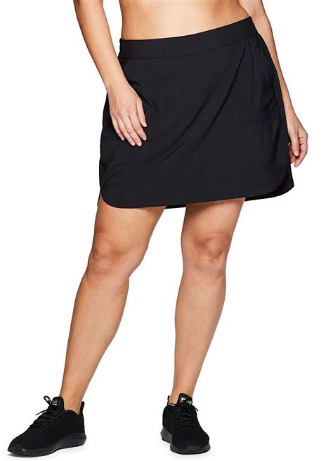 Rbx Active Womens Plus Size Stretch Woven Athletic Skort With Inner