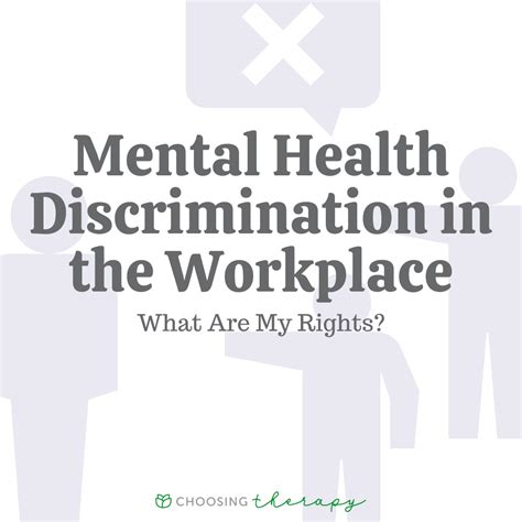 Mental Health Discrimination In The Workplace What Are My Rights