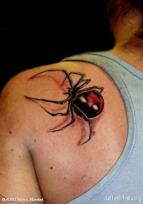 Simple Black Widow Tattoo Artists Design Tattoomagz › Tattoo