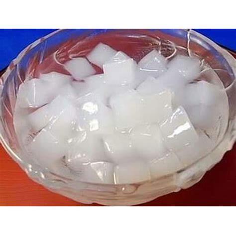 There's this brand of asian snack called jubes, that's a little bag of nata de coco that comes in flavored syrup. Nata De Coco at Rs 1500 /box | कोकोनट जेली, कोकोनट जेली ...